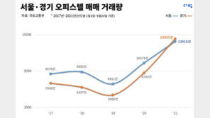 “아파트 대체재로”…서울·경기 오피스텔 매매, 전년 대비 48% 증가
