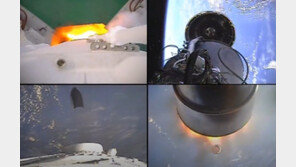 누리호가 찍은 ‘셀카’ 영상…푸른 지구가 저멀리