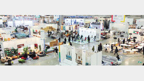 국내 가구 제품들 한자리에