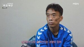 핼쑥한 심권호 그동안 무슨일이? ‘알콜 중독설’ 물음에…