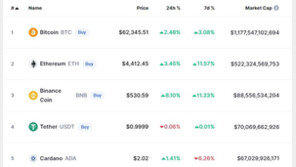이더리움 사상최고…비트코인 주춤하자 알트코인 랠리(상보)
