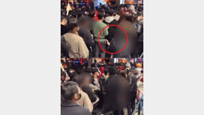 핼러윈 女몰카 ‘고릴라男’, 엄지척 '방관男'에 공분