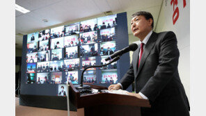 윤석열 “기록적 투표율·당 지지율…野부활 신호탄 무거운 책임감”