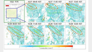 이탈리아 에트나 화산 폭발, 닷새만에 강원도서 화산재 포착