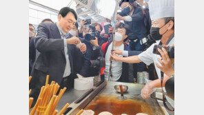 野당원투표 이틀새 54.5%… 洪 “조직표 안먹혀” 尹 “당원 결집” 