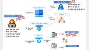 ‘스미싱’으로 가상자산 4억 탈취…중국 해킹조직 국내 조직원 검거