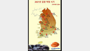 “올해 김장 2~4일 빠르게 하세요…서울 11월26일 적기”