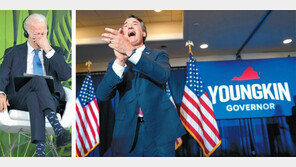 ‘취임 10개월’ 바이든 충격패… 민주 텃밭 버지니아 주지사 내줬다