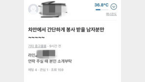 “차 안에서 봉사 받을 남자분” 당근마켓 성매매 추정 글 등장