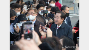 홍준표 “후보 되면 정권교체 대장정…반대결과시 백의종군”