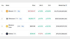비트코인 6만7000달러-이더리움 4800달러…사상최고치 경신