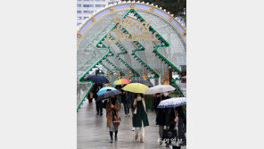 갑작스러운 추위에 백화점은 ‘미리 크리스마스’