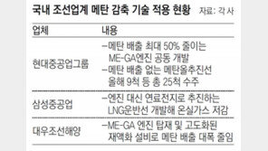 “수출 효자 LNG선박 메탄 줄여라”… 조선업계, 초격차 기술로 승부 