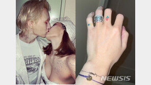 현아♥던, 결혼설 진짜?…부케 받더니 왼손 약지 반지 인증까지