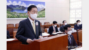 정의용 “한중 장관 회담 당시 요소수 보고 받지 못해”