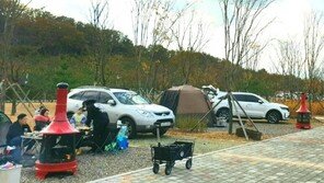 인기 끄는 청라해변공원캠핑장