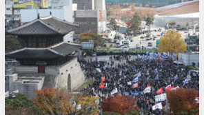 민노총, 동대문서 ‘기습 집회’ 강행…극심한 교통 정체