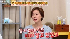 ‘옥문아’ 김성령 “미스코리아 진 됐는데도 울지않아 혼났다”