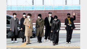 방탄소년단 출국…‘팝 본고장’ 미국 다시 ‘들썩’