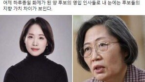 李측근 최배근, 조동연-이수정 사진 올리고 “차이는?”