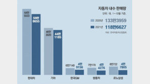 車반도체 부족에… 국산차 ‘10만대 클럽’ 명맥 5년만에 끊긴다