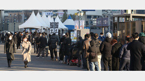 주말에도 선별진료소 ‘혼잡·혼잡·혼잡’…다가오는 추위도 ‘걱정’