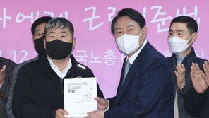 윤석열 “산업기반 변화해도 노동가치 인정받아야”