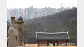 ‘왕릉뷰 아파트’ 공사 재개됐지만…수분양자들 문화재청 ‘고발’