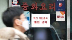 미접종자 혼밥만 가능… 주말 결혼 예비부부도 날벼락