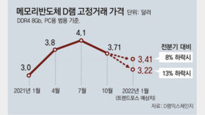 “D램 겨울 포근” 뒤집힌 전망에 반도체株 꿈틀