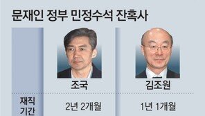 [사설]민정수석 1년 새 3명 사퇴, 이래서야 공직기강 잡히겠나