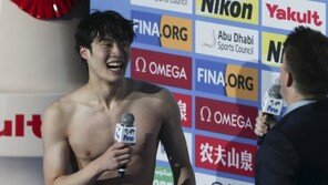 수영 황선우 “세계선수권 우승, 올해 최고의 기억”