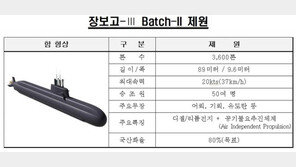 5번째 3000t급 잠수함 건조 시작…2028년 해군에 인도