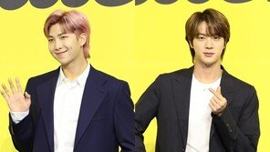 ‘코로나 완치’ BTS 진, 후유증?…“4kg 빠졌어, 밥 사줘”