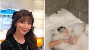 오윤아, 목욕하는 아들 “대단해”…역시 ‘아들바보’
