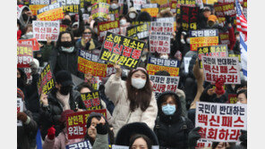 “정부가 불안 조장”…‘방역패스 효력 중단’ 속  비판 집회 잇달아