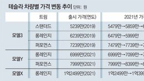 테슬라, 1년새 車값 수차례 인상…“가격 갑질”“팬덤 자신감” 엇갈려 