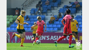 ‘지소연 결승골’ 한국 여자축구, 호주 잡고 3회 연속 월드컵 본선 진출
