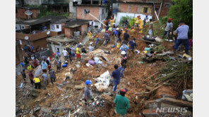 브라질 상파울루 폭우로 산사태 속출…최소 24명 사망
