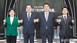 이재명·윤석열·안철수·심상정, 2차 TV토론 11일 개최