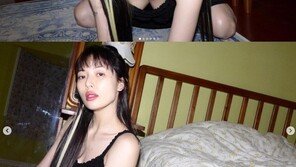 ‘던 프러포즈 승낙’ 현아, 어두컴컴 침실서 과감 포즈…섹시미↑