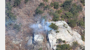 부산 금정산 9부 능선 4망루 인근 불…2시간 만에 진화