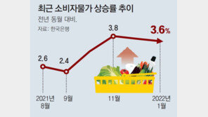 물가 상승 압박 전방위 확산… 올해 상승률 11년만에 3% 웃돌듯