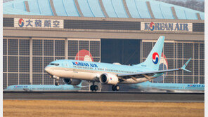 대한항공 ‘보잉737-8’ 1호기 김포공항 도착…3월1일부터 운항