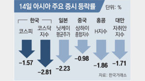 우크라이나 전운 고조에 파랗게 질린 亞증시 