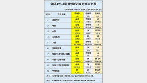 삼성, 4대 그룹 중 부동의 1위…SK·현대차·LG, ‘2위 경쟁’ 치열