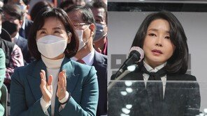 대선 유세 첫날…李도 尹도 ‘부인’은 보이지 않았다