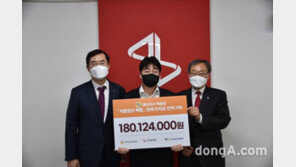 [포토]더본코리아, 나눔축산운동본부에 후원금 전달