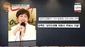 “윤복희 삼차신경통 투병, 건강 안좋아 활동 못해”