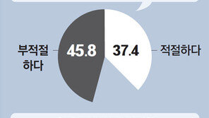 “尹 적폐청산 발언은 부적절” 46% “적절” 37%… “李 정치보복 표현 동의안해” 50% “동의” 37%